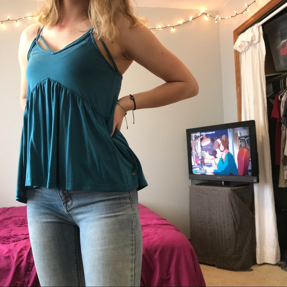 Blue tank top